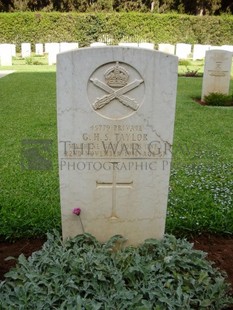 BEIRUT WAR CEMETERY - TAYLOR, GEORGE HENRY STEVENS